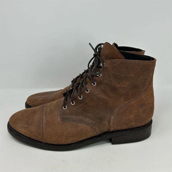Thursday Boot Company Men\'s Captain Lace-Up Brown Leather Boots Size 15 main image 13
